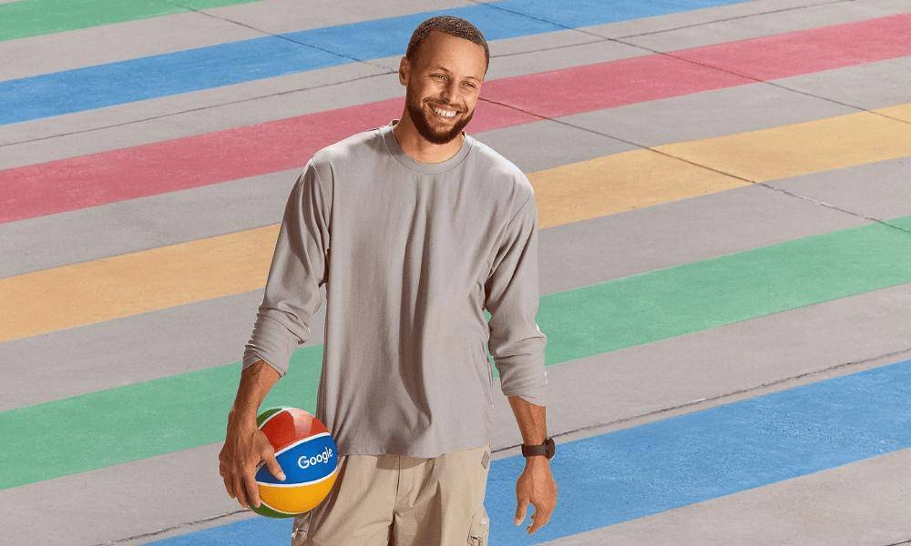 谷歌(gē)和斯蒂芬库里達(dá)成長(zhǎng)期体育amp;科技合作