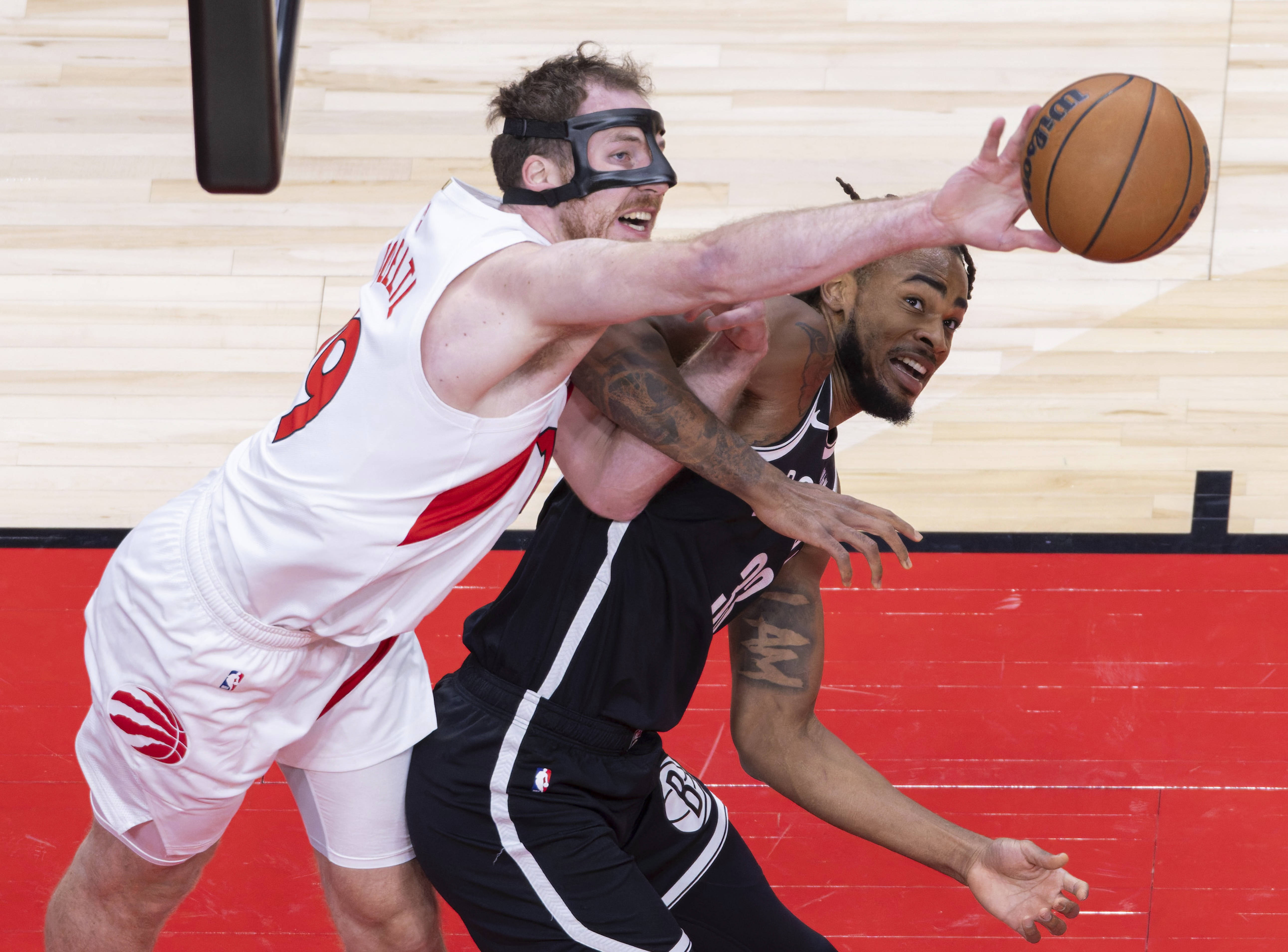 （体育）籃(lán)球——NBA季前賽(sài)：猛龙胜籃(lán)网