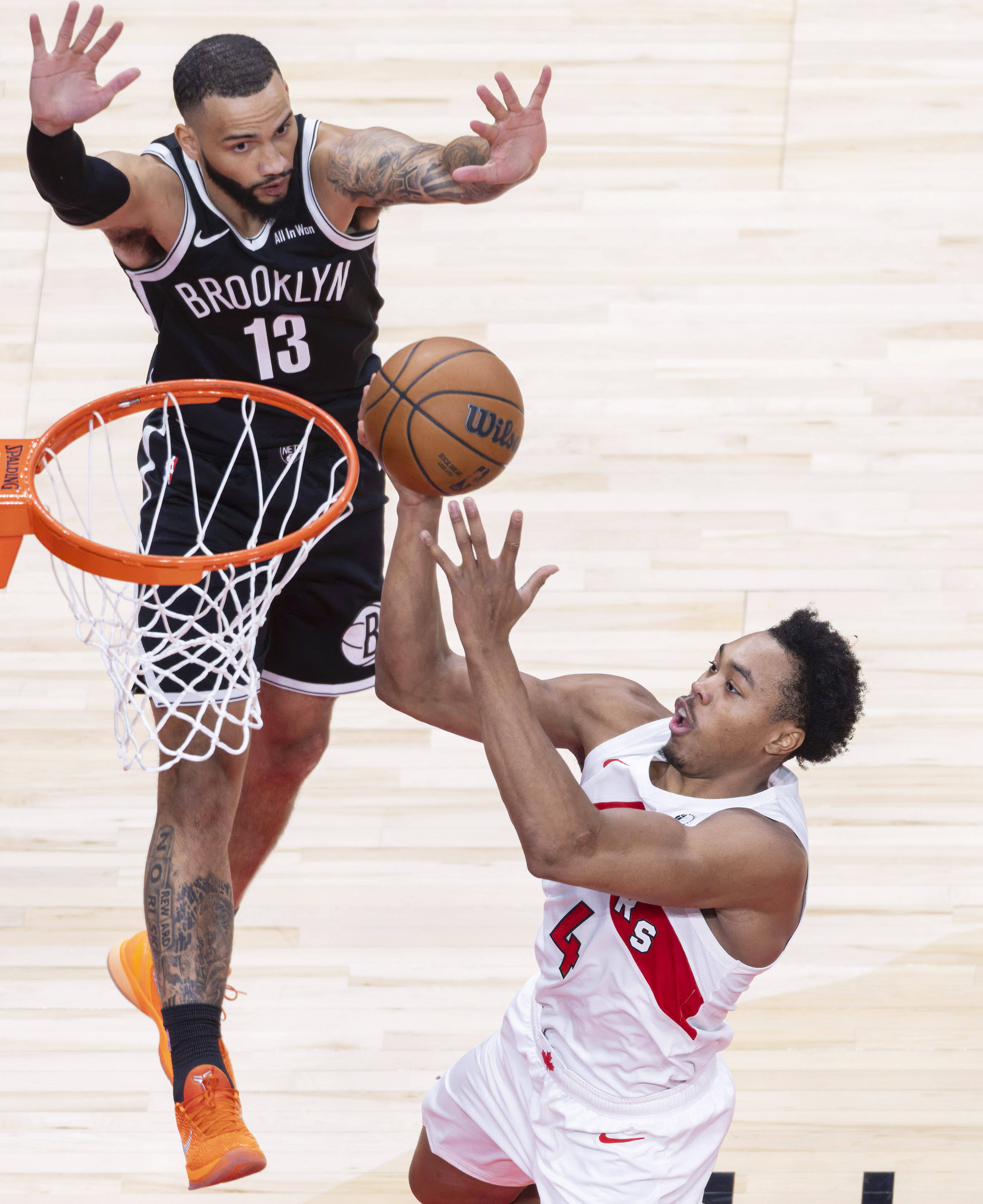 （体育）籃(lán)球——NBA季前賽(sài)：猛龙胜籃(lán)网