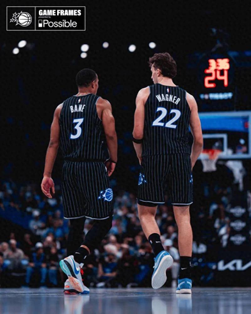 合砍49分!魔术官方晒德斯蒙德-贝恩和弗朗茨-瓦格纳赛场照